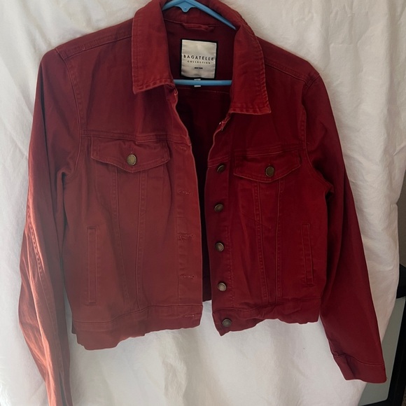 Bagatelle Collection Vibrant Red Jacket - Picture 8 of 11